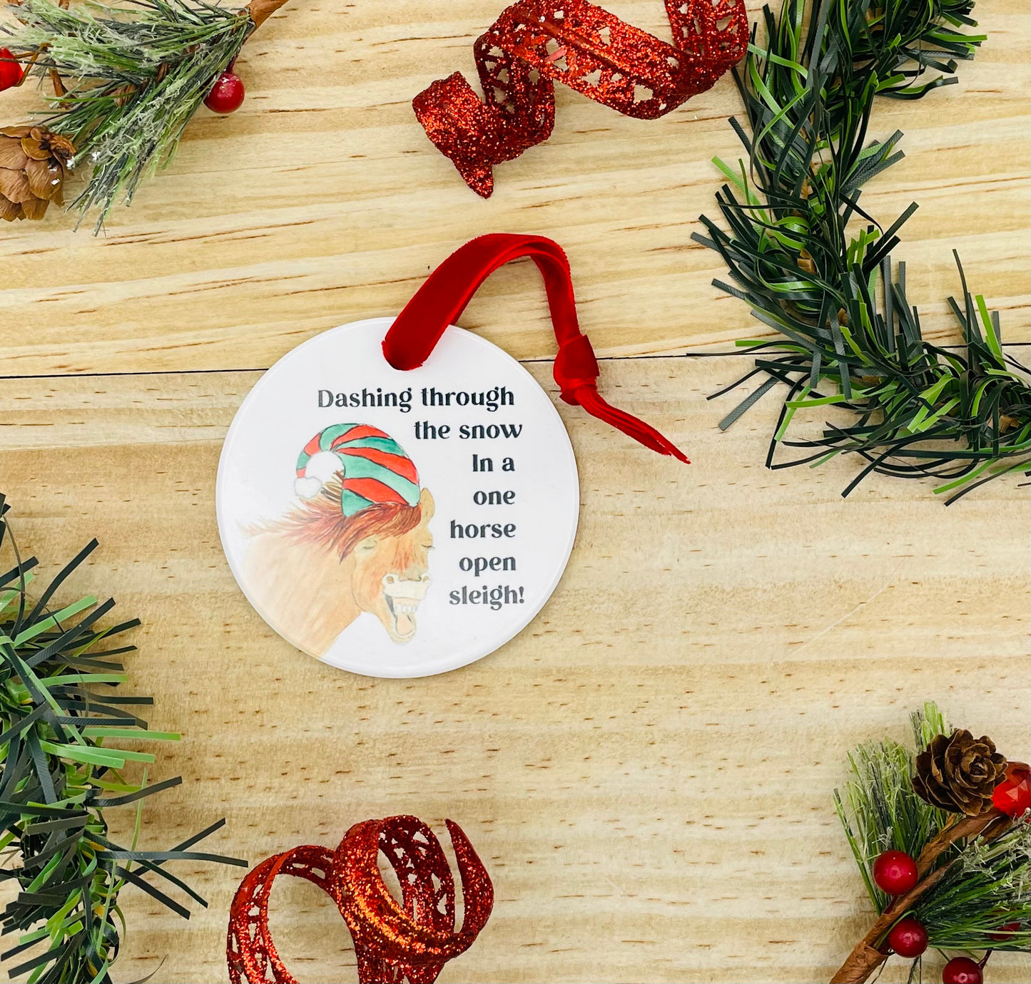 Dashing Ornament