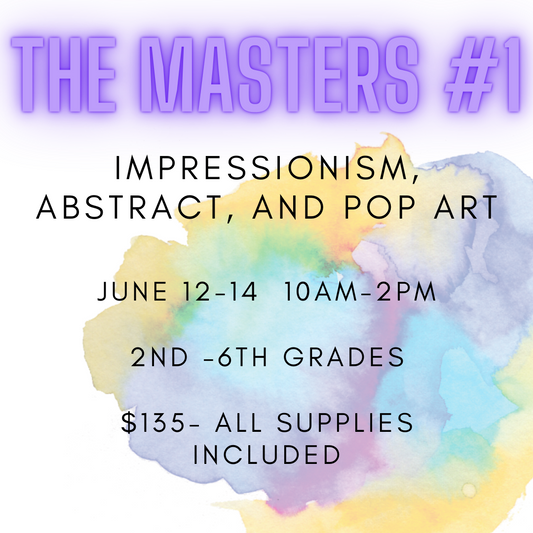 June 12-14, 2023 Art Camp- The Masters #1