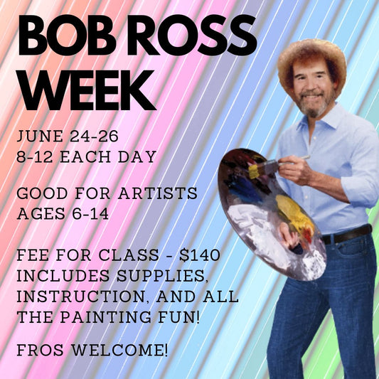 Bob Ross Week Art Camp