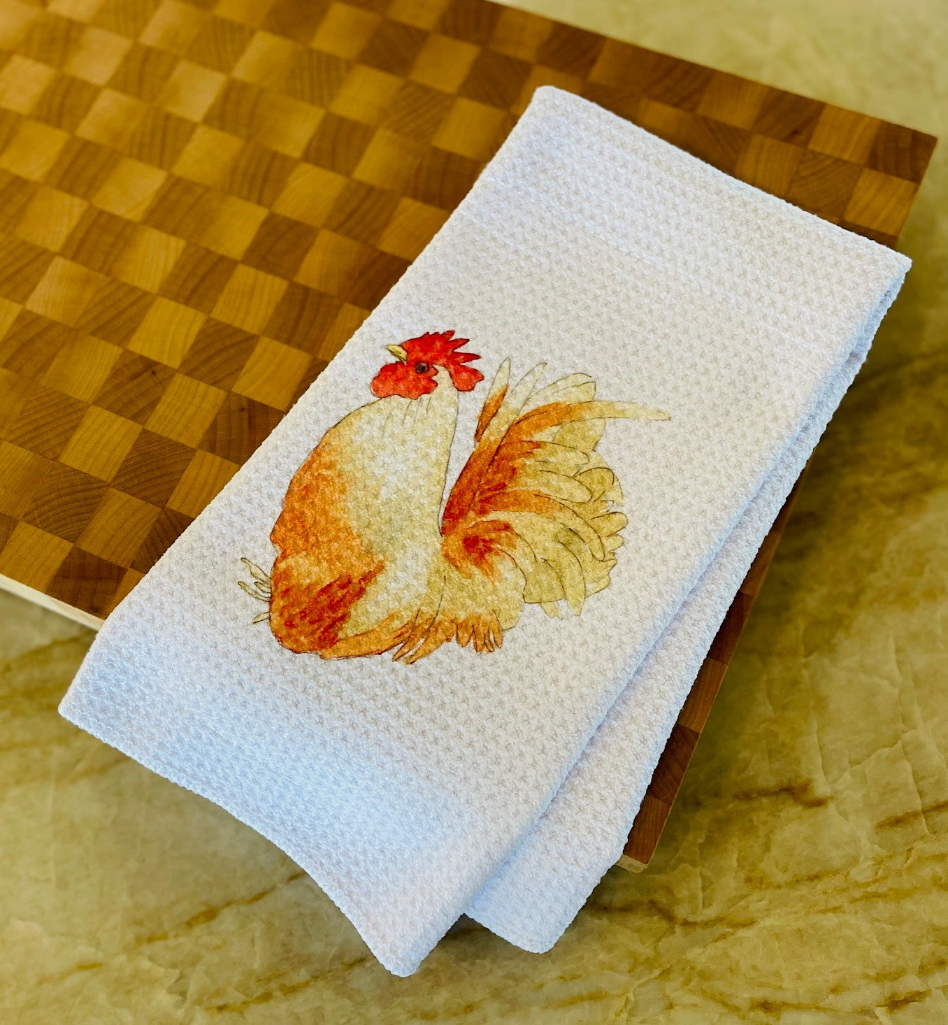 Brown Chicken Towel