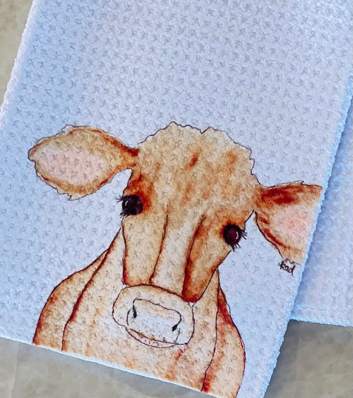 Brown Cow Towel