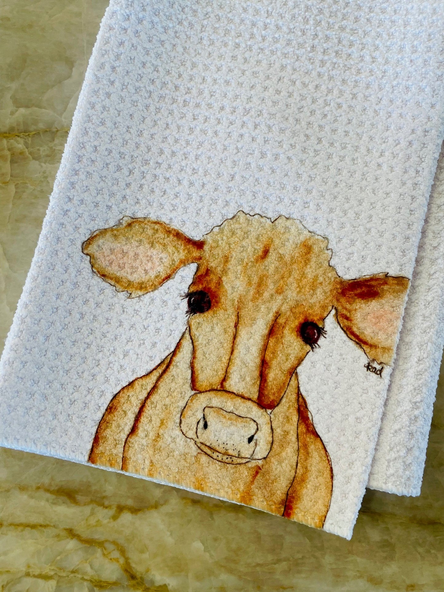 Brown Cow Towel