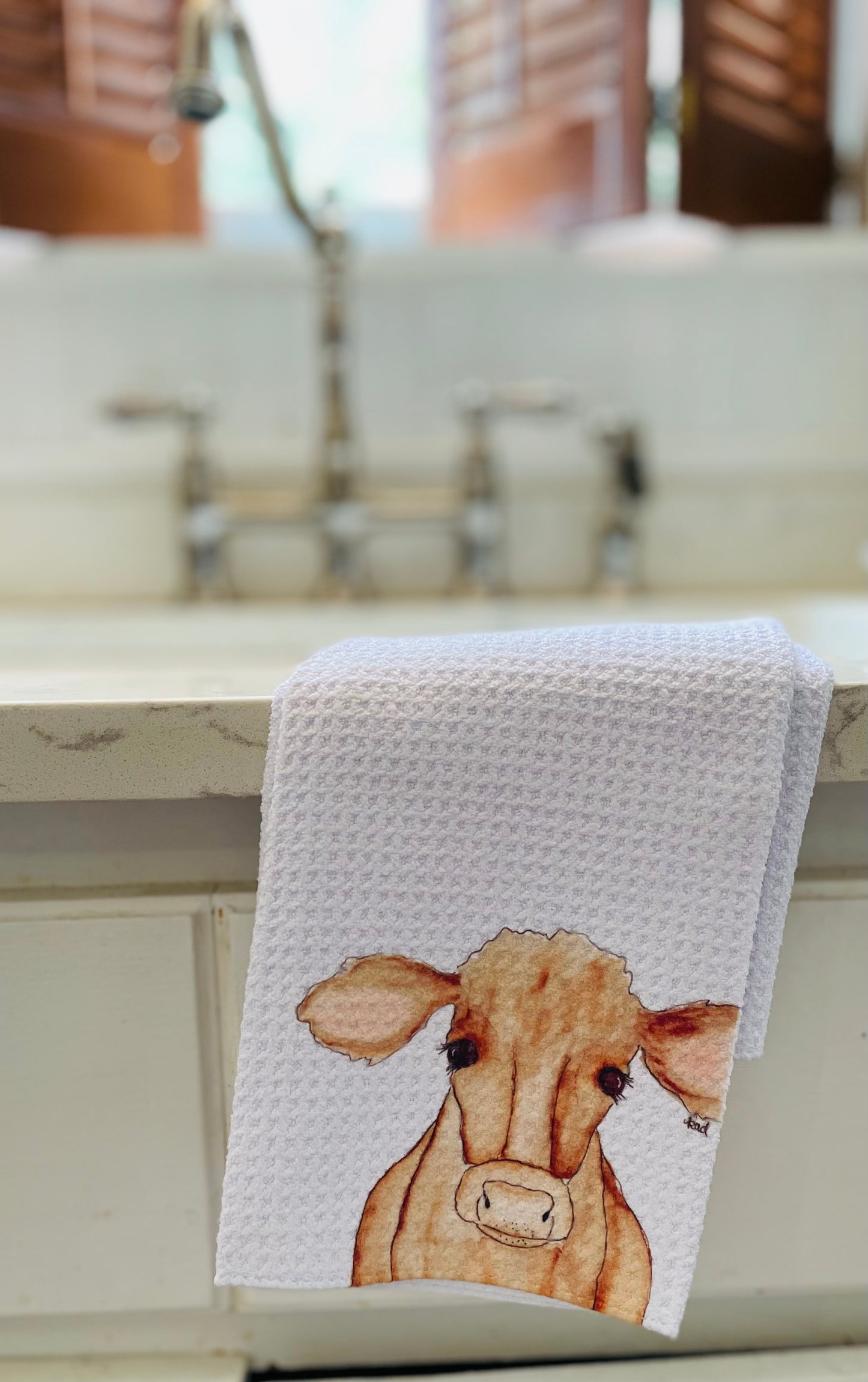 Brown Cow Towel