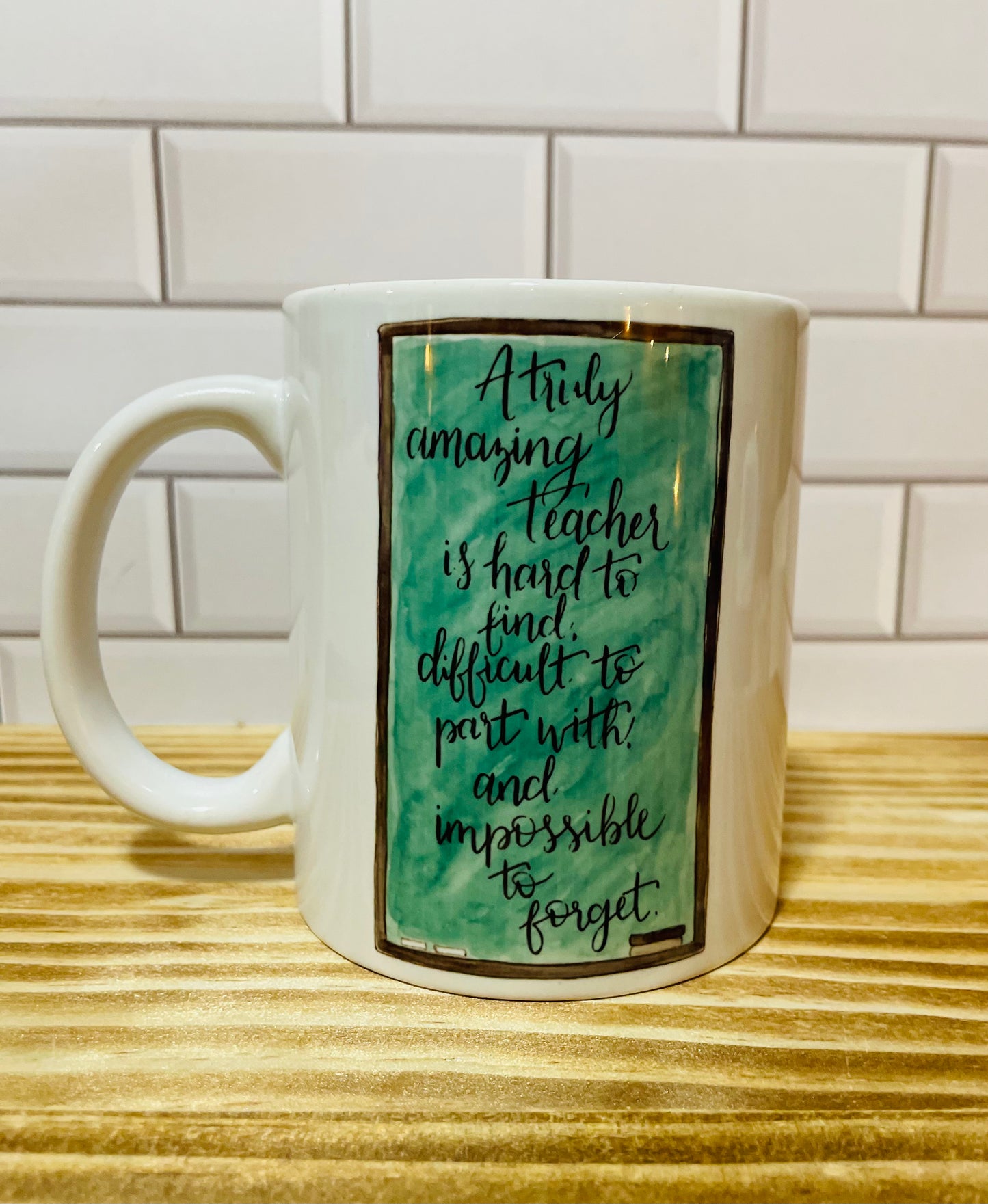 Teacher Appreciation Chalkboard Mug