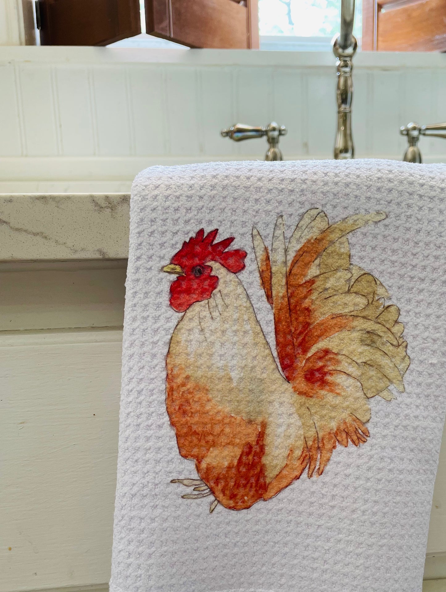 Brown Chicken Towel