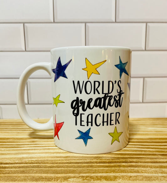 Teacher Appreciation Star Mug