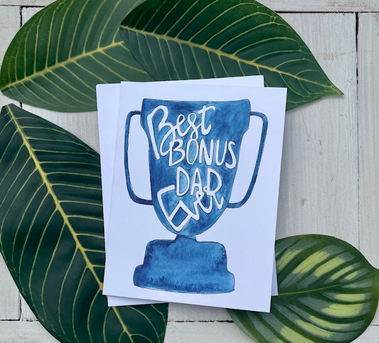 Bonus Dad Trophy Card