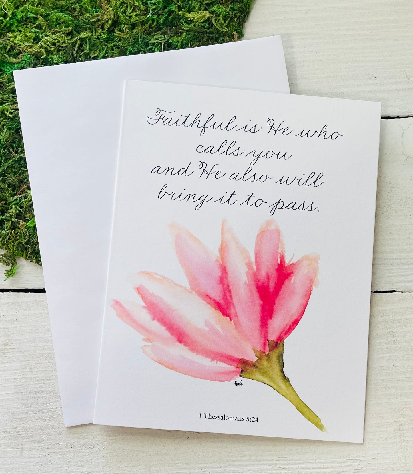 Faithful is He - 1Thess 5:24 Card