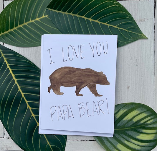 Papa Bear Card